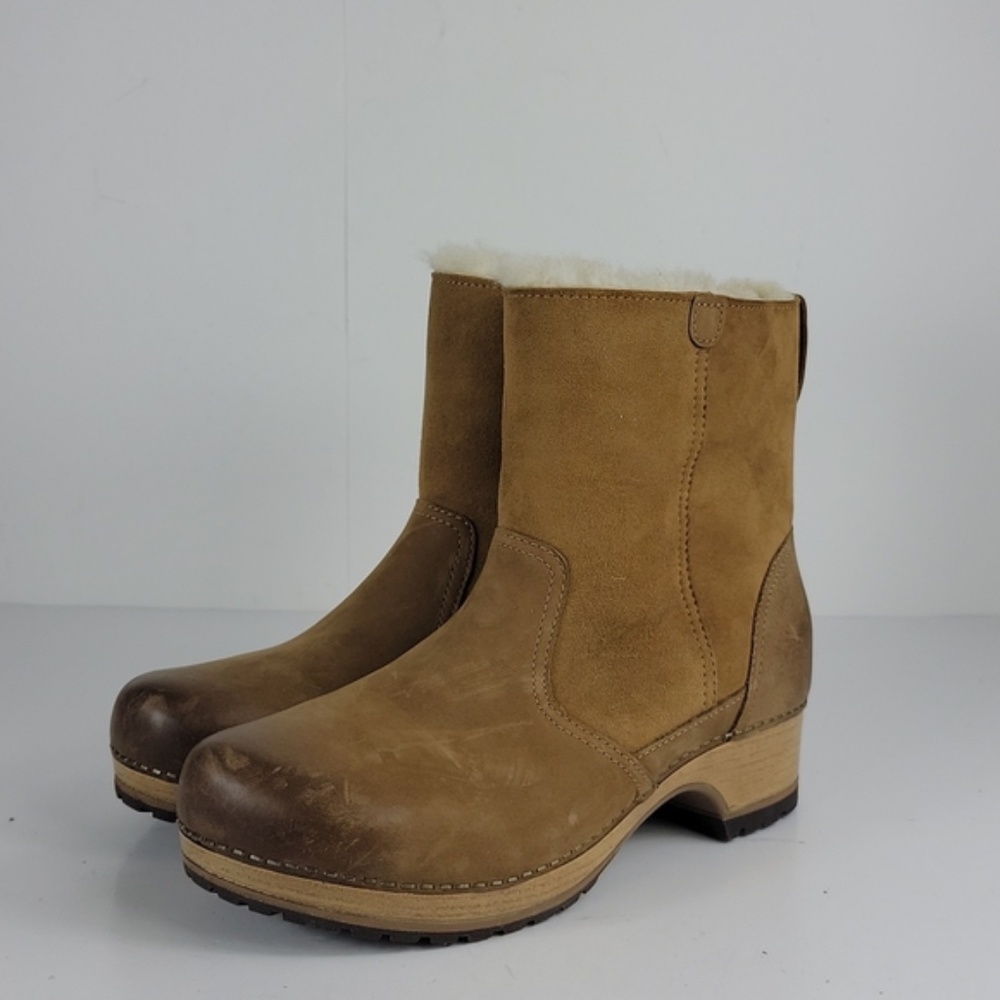Dansko Bettie Shearling Lined Women's Leather Boots, Size EU 40, US 9.5/10
